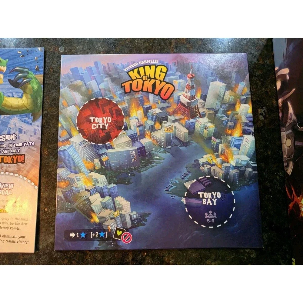 King Of Tokyo Board Game IELLO Richard Garfield 100% Complete